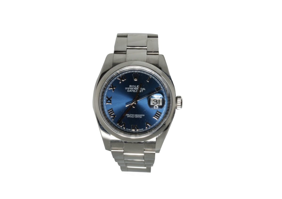 Rolex Datejust 36 blaues Zifferblatt  Baujahr 20190