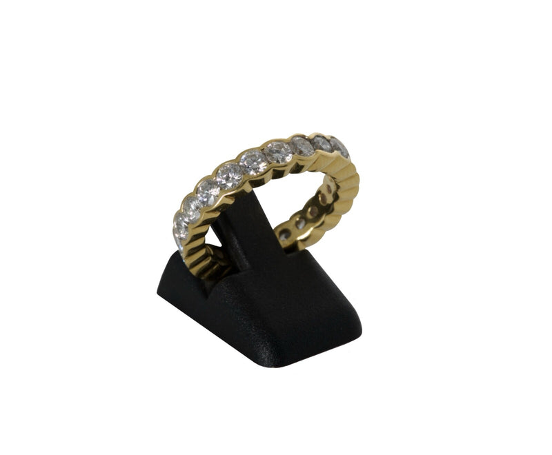 Memoire Ring Brillanten  3,00 ct Feines Weiss F /VS1