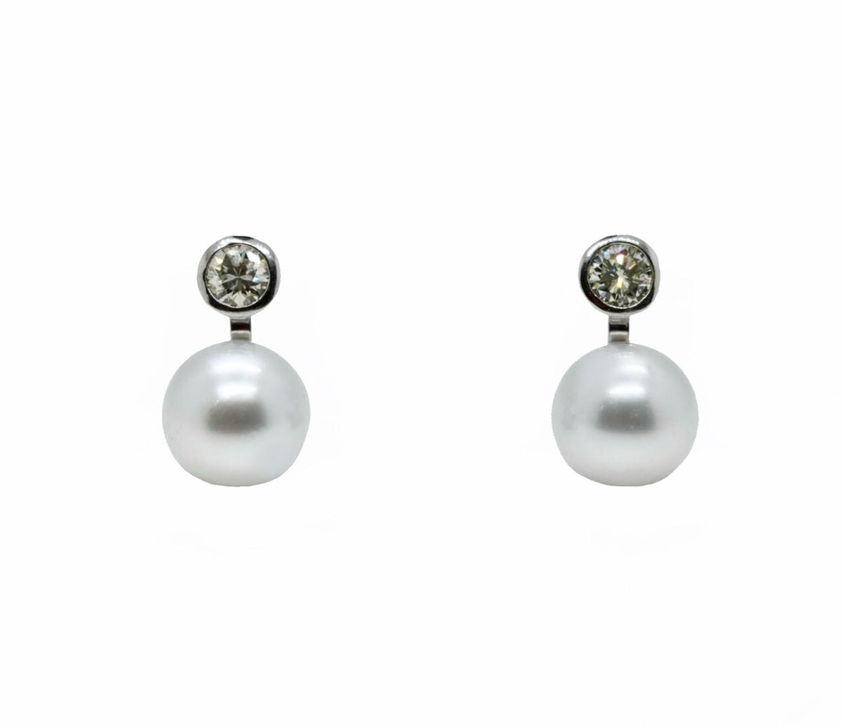 Marco Lino "Changing Pearls" 750 Weissgold, 2 Südsee Perlen 16 mm0