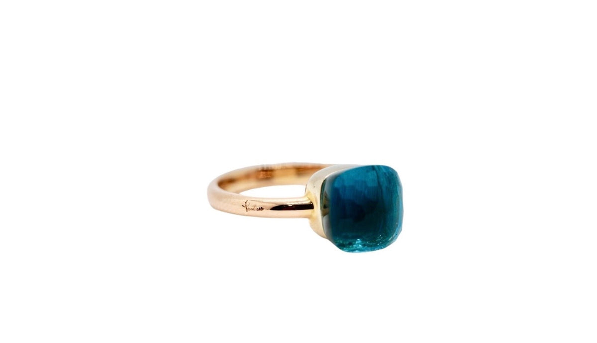 Pomellato Nudo Classic Blautopas Ring (Größe 57)1