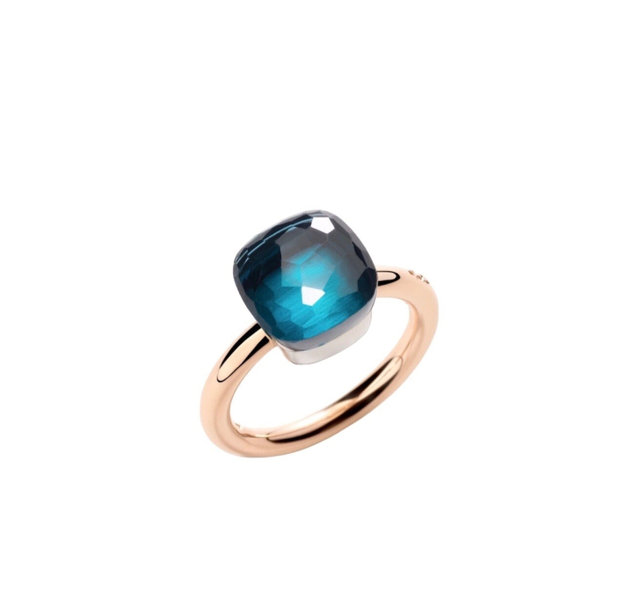 Pomellato Nudo Classic Blautopas Ring (Größe 57)0