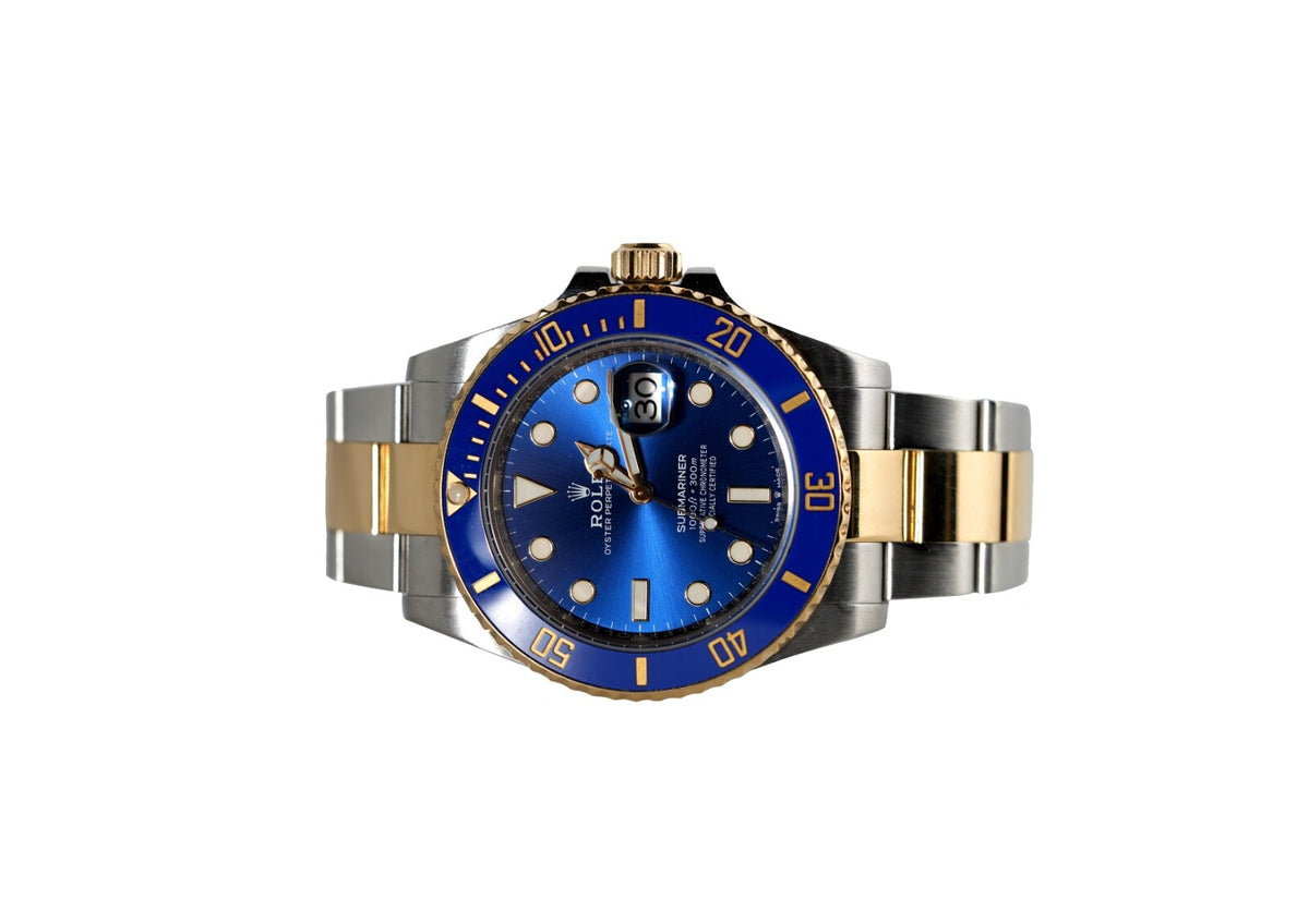 Rolex Submariner Stahl/Gold, Ref 126613LN, Baujahr 2021 Full Set0