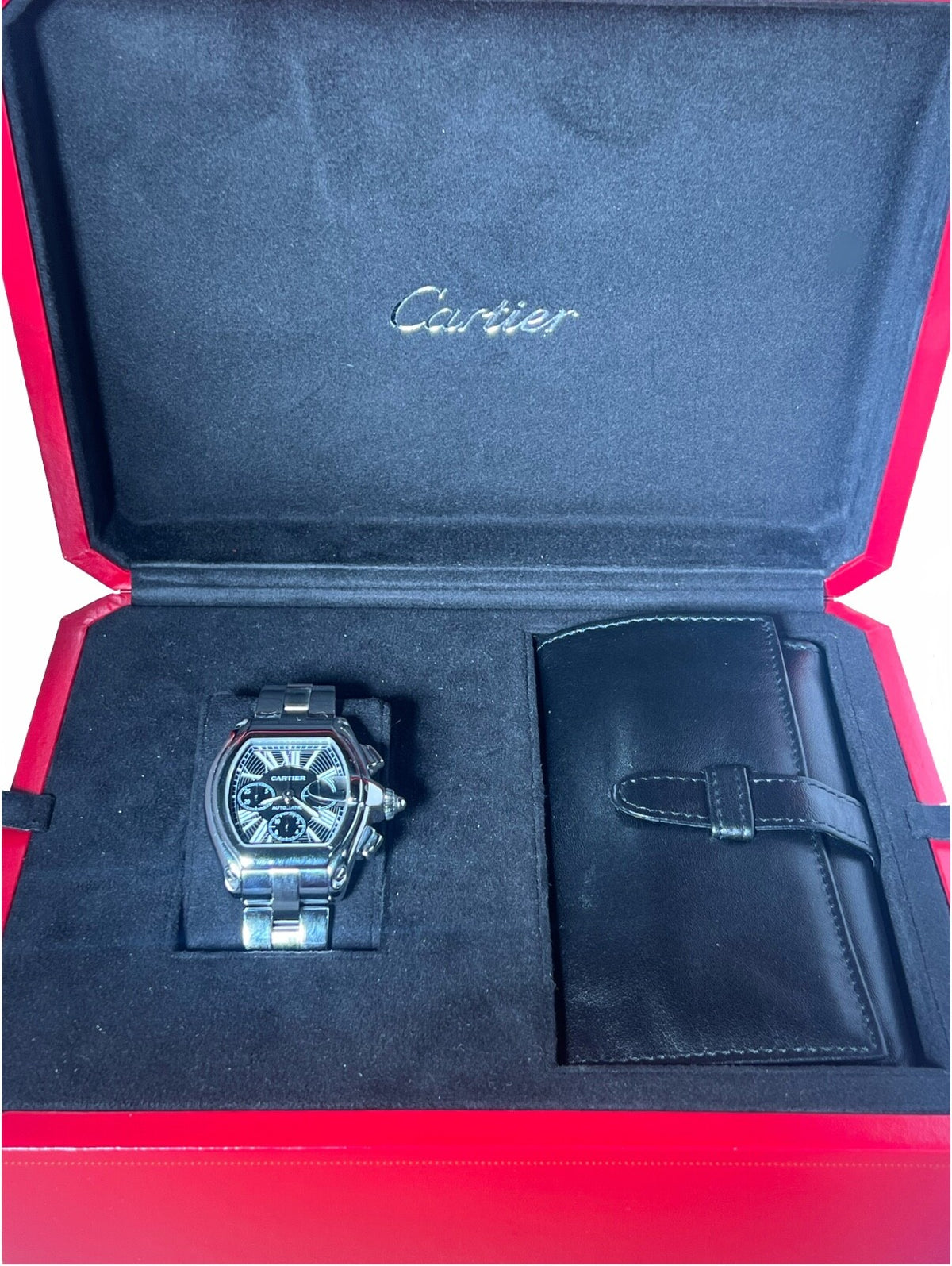 Cartier Roadster Chrono XL  - Ref 2618  mit Original  Box1