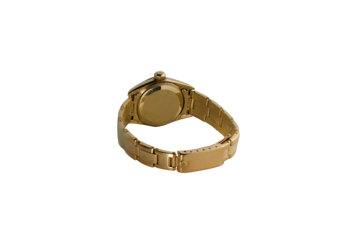 Rolex Lady Date 26 18kt Gold Dial Automatik Damenuhr Ref. 69171