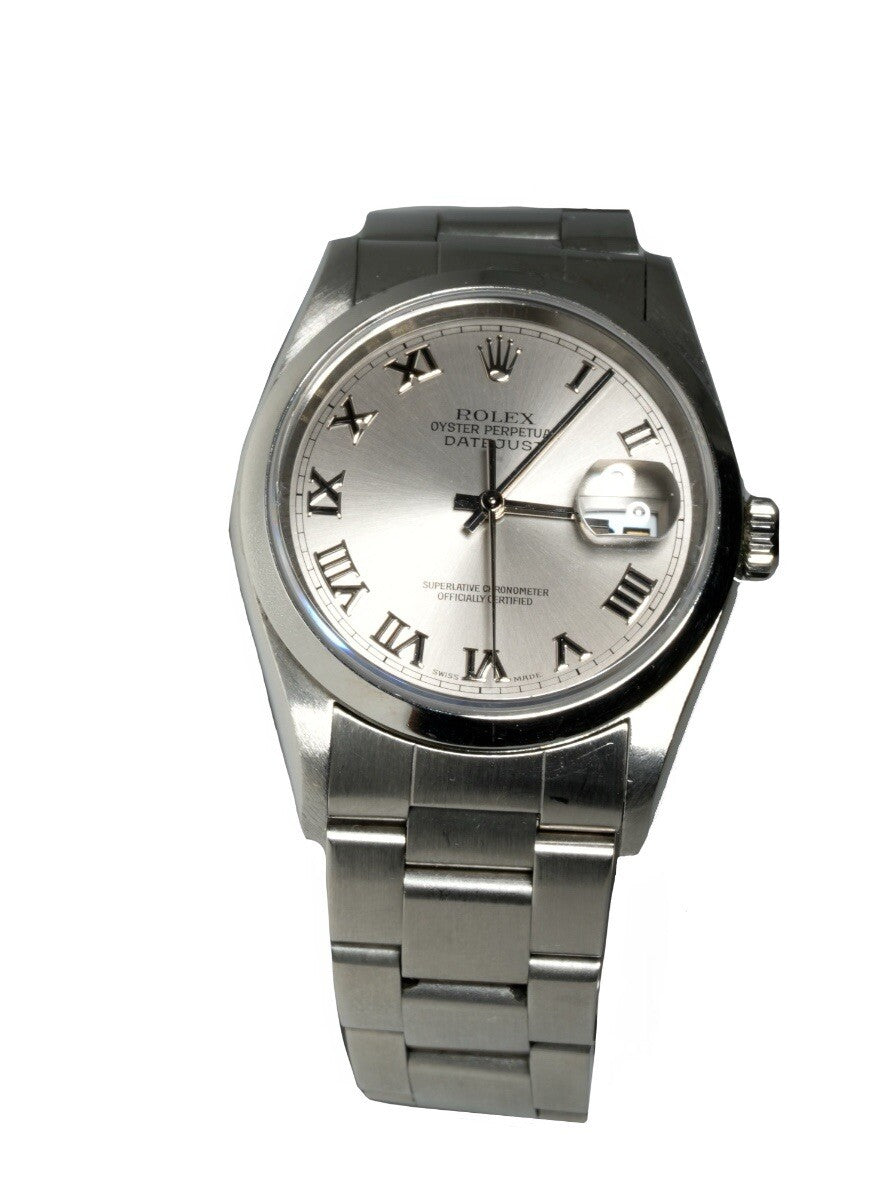 Rolex Datejust silberfarbenes Zifferblatt1