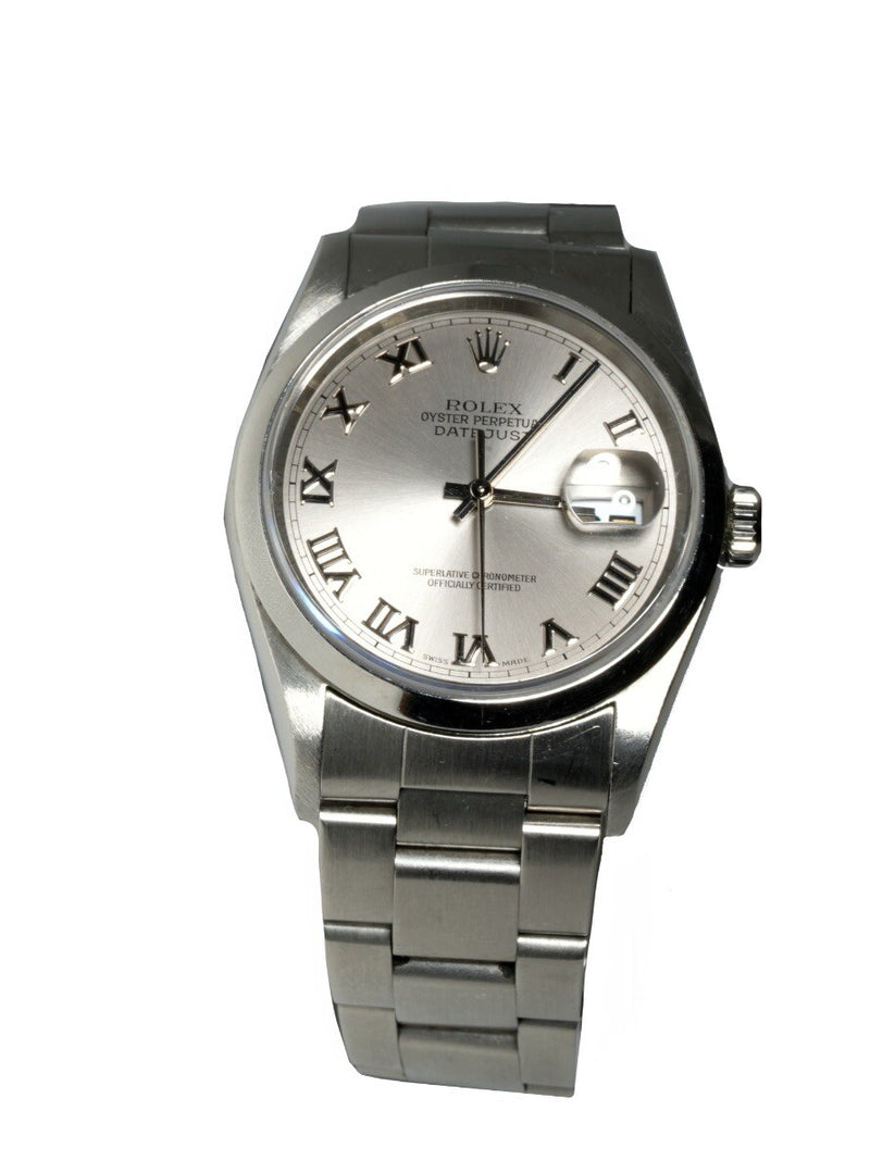 Rolex Datejust silberfarbenes Zifferblatt1