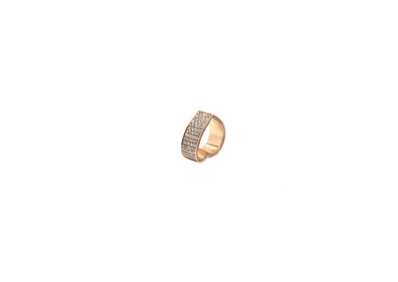 Roger Dubuis Herzring aus 18 Karat Roségold mit 4,93 Karat Diamanten D/IF1