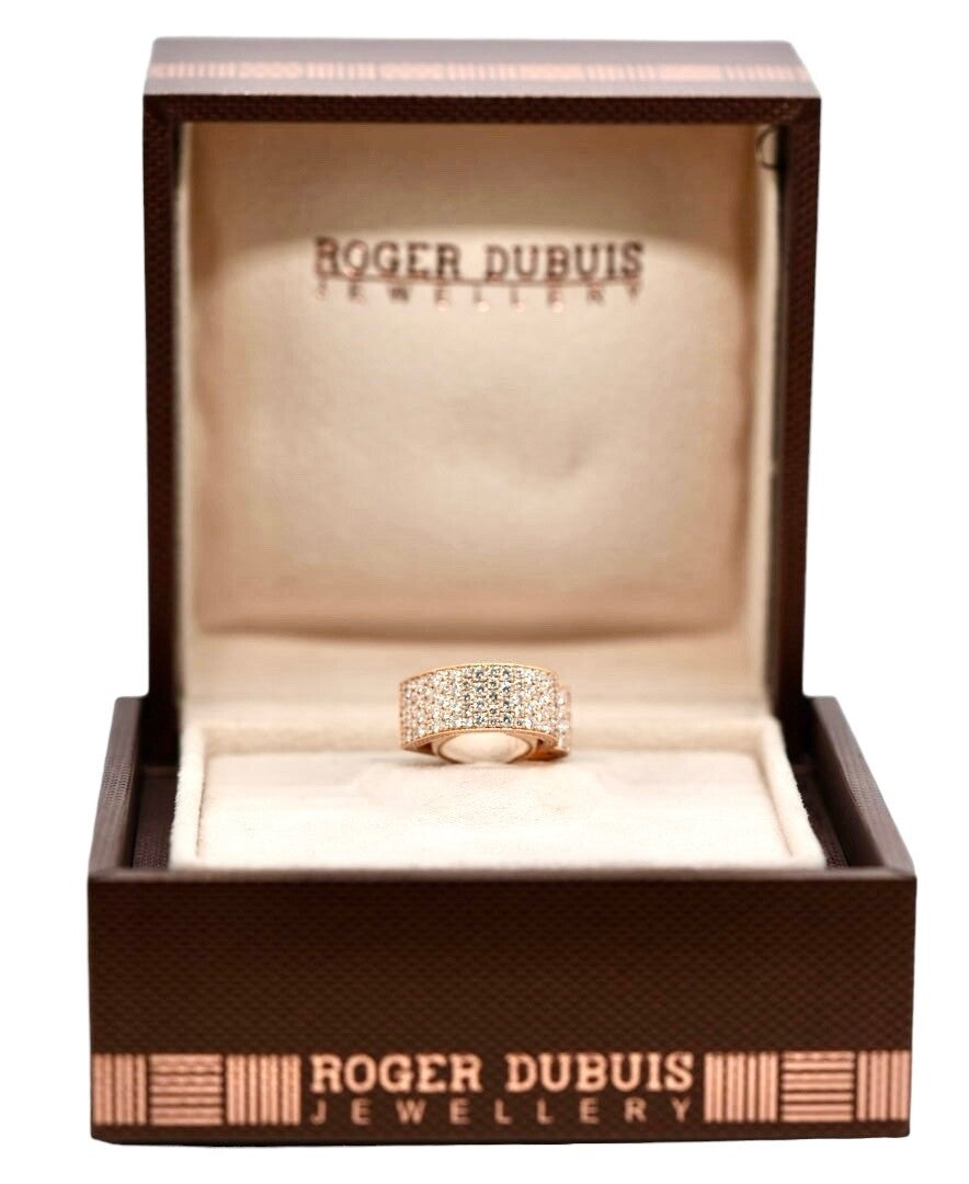 Roger Dubuis Herzring aus 18 Karat Roségold mit 4,93 Karat Diamanten D/IF2