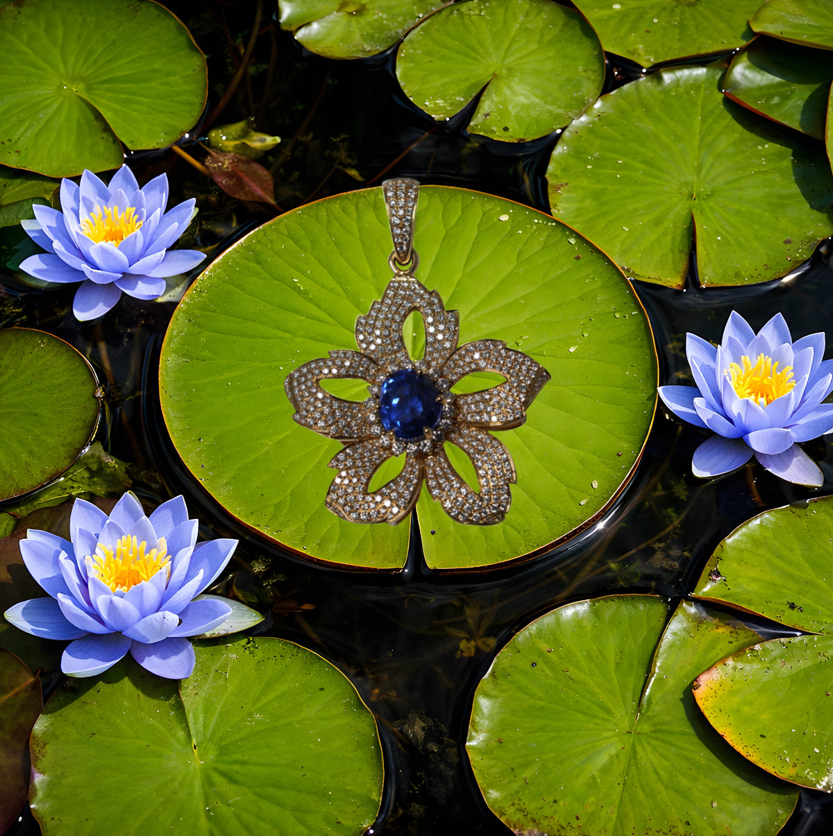 Marco Lino – Blauer Lotus
