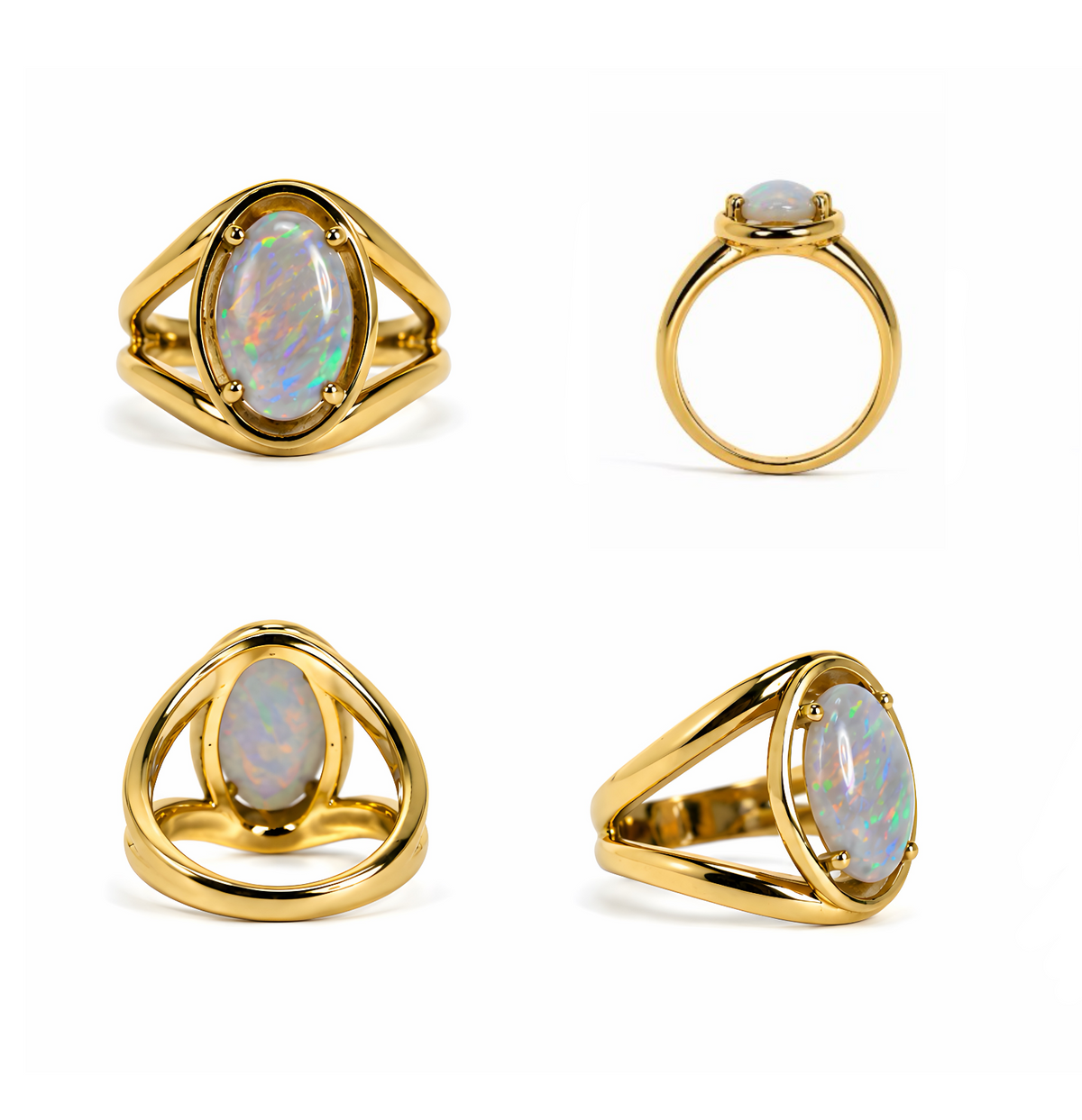 Marco Lino Opal Ring Twin Flow