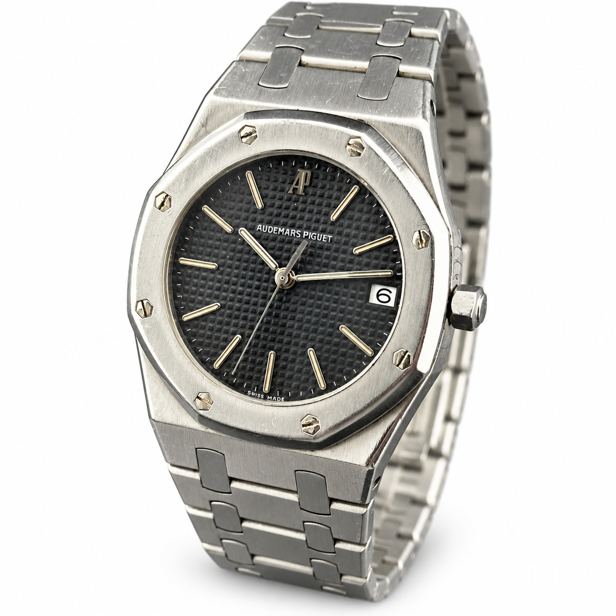 Audemars Piguet Royal Oak Quartz 36 mm Edelstahl Schrägansicht