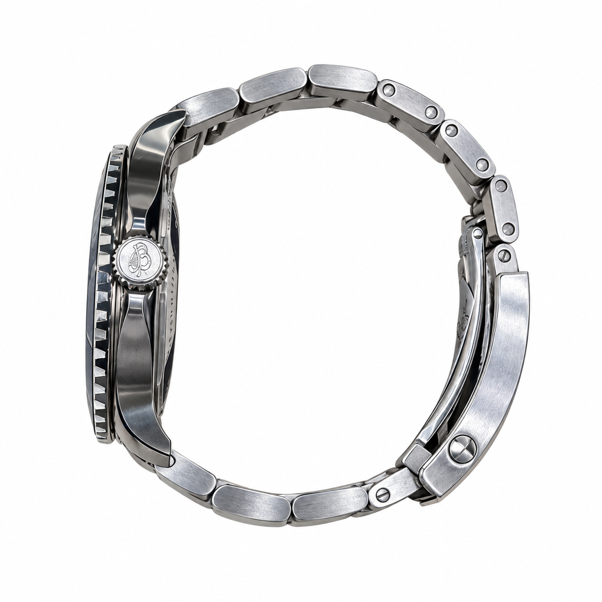 Breitling Superocean – Kronenseite