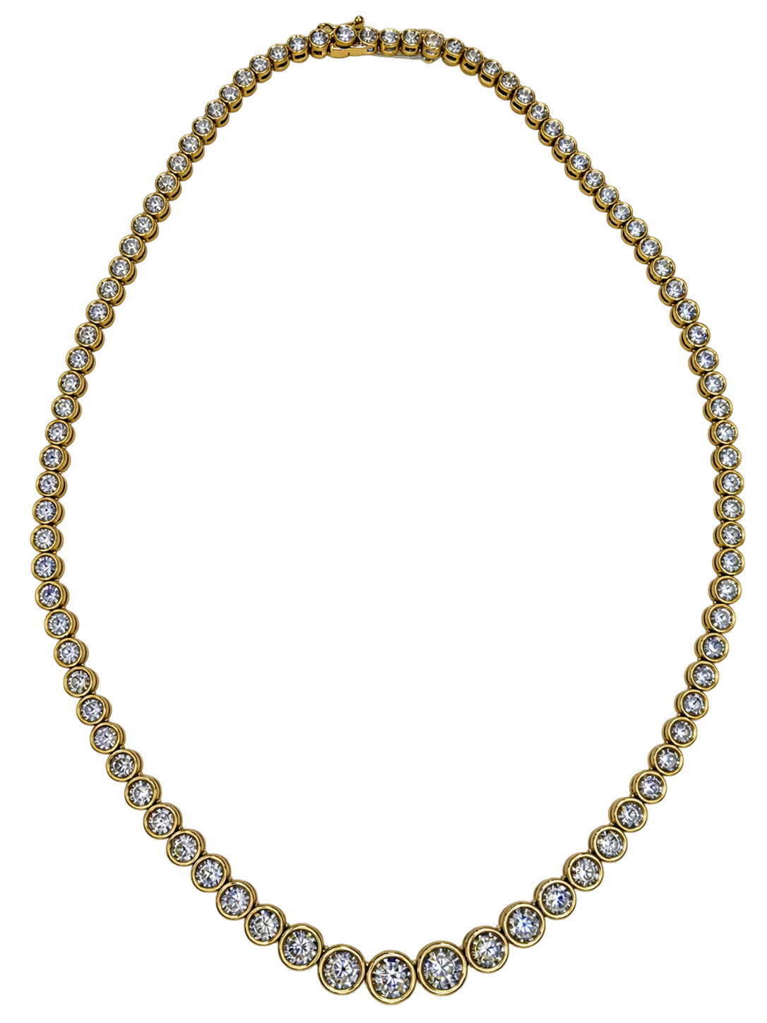 Diamant-Rivière-Collier in 18 kt Gold mit 3,00 ct Brillanten
