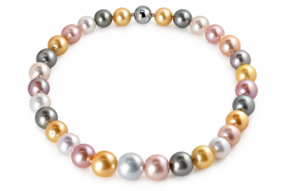 Multicolor-Perlencollier