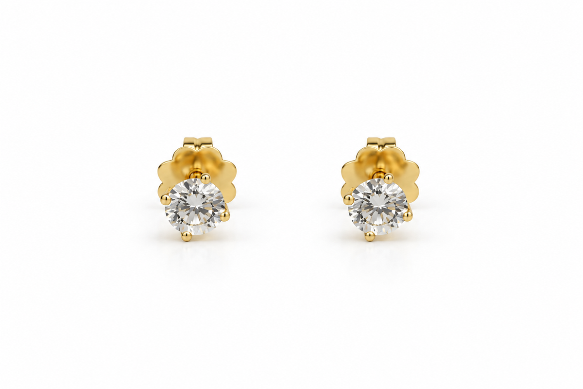 Brillant-Ohrstecker · 0,70 ct