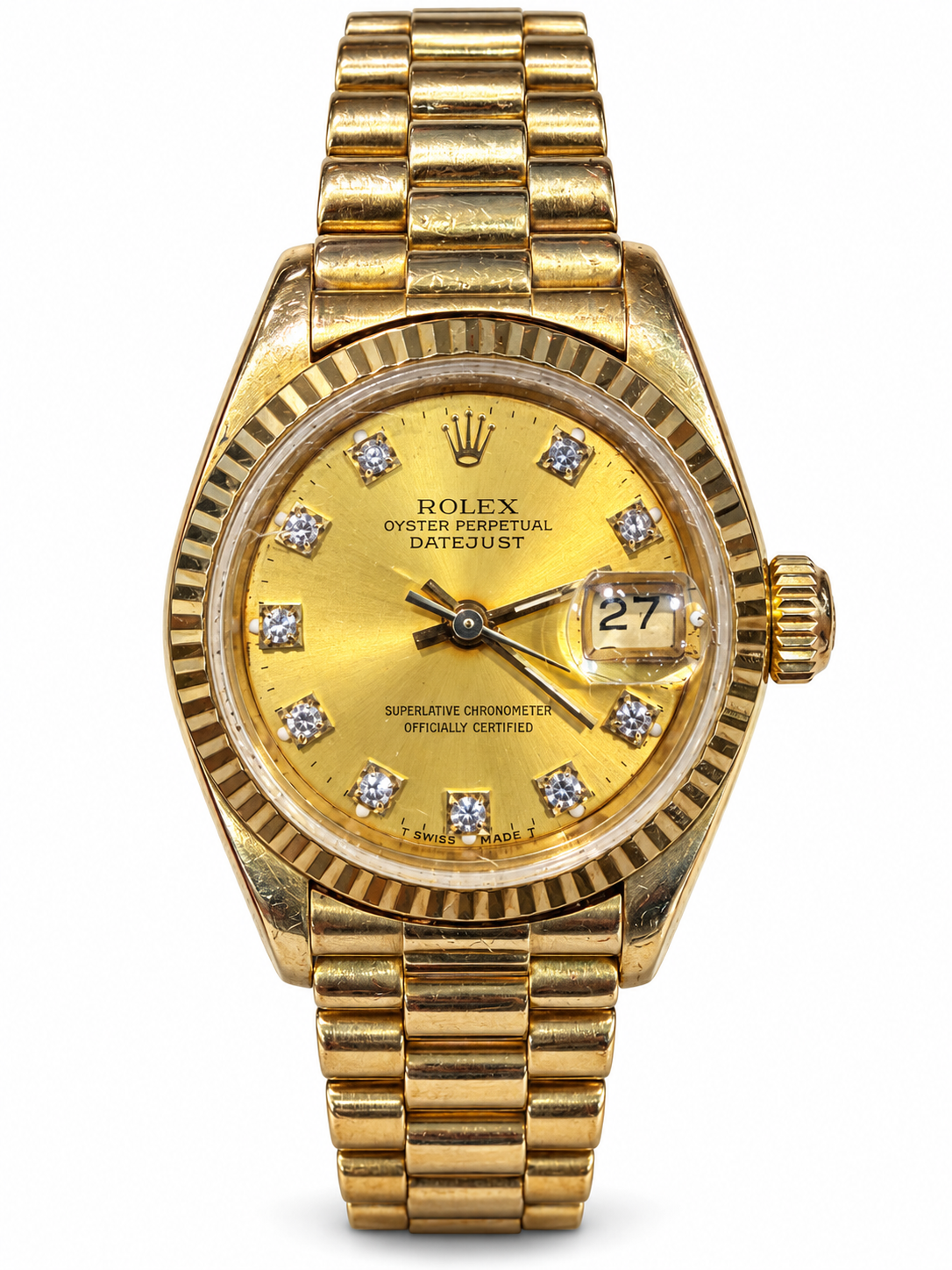 Rolex Datejust · Brillant-Zifferblatt · Baujahr 1990