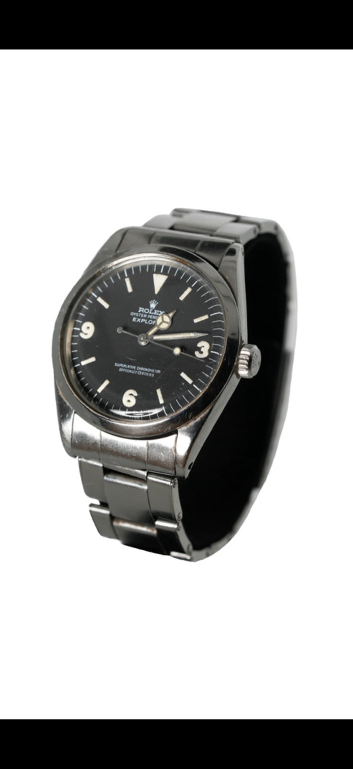 Rolex Explorer Vintage – Schrägansicht