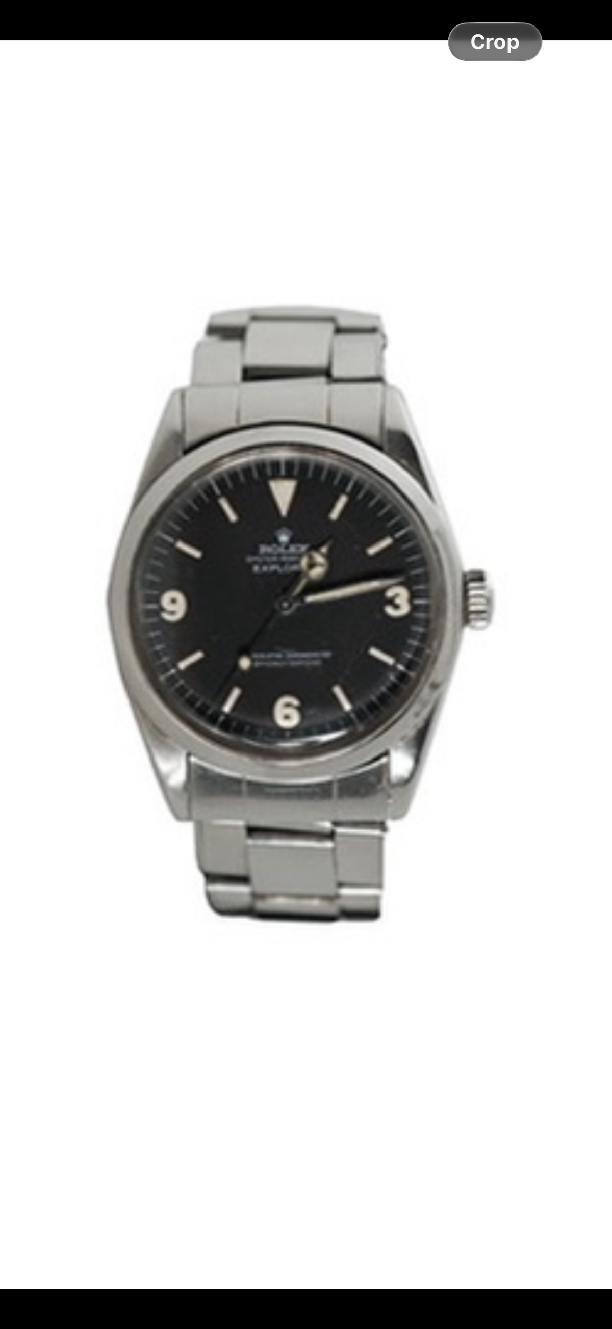 Rolex Explorer Vintage – Frontansicht