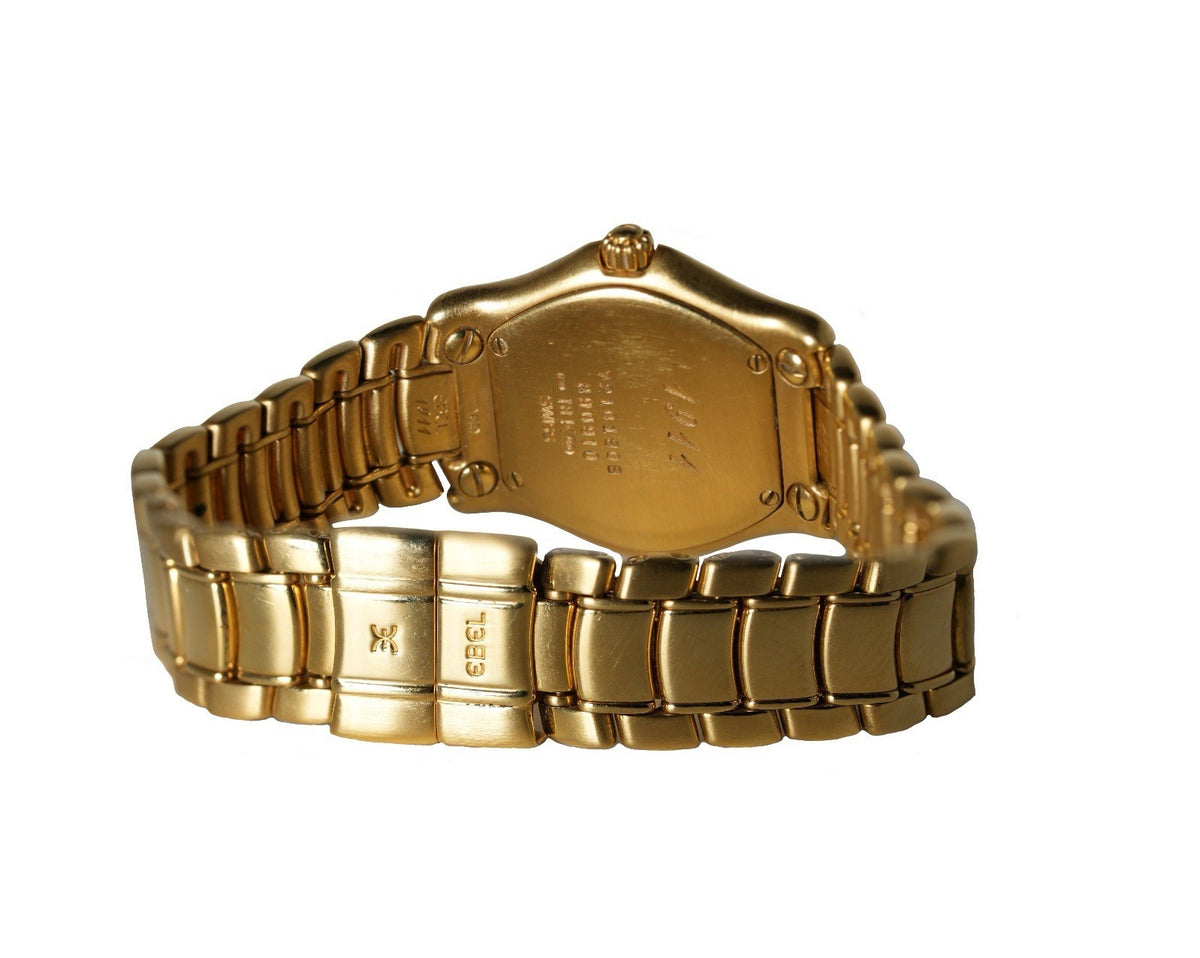 EBEL SPORT CLASSIQUE DAMEN UHR 23MM 750er GOLD mit BRILLIANTEN1